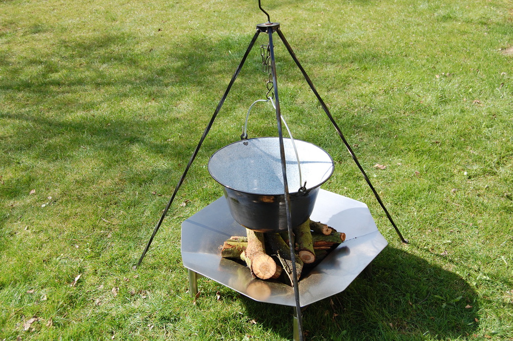 Feuerschale aus Edelstahl