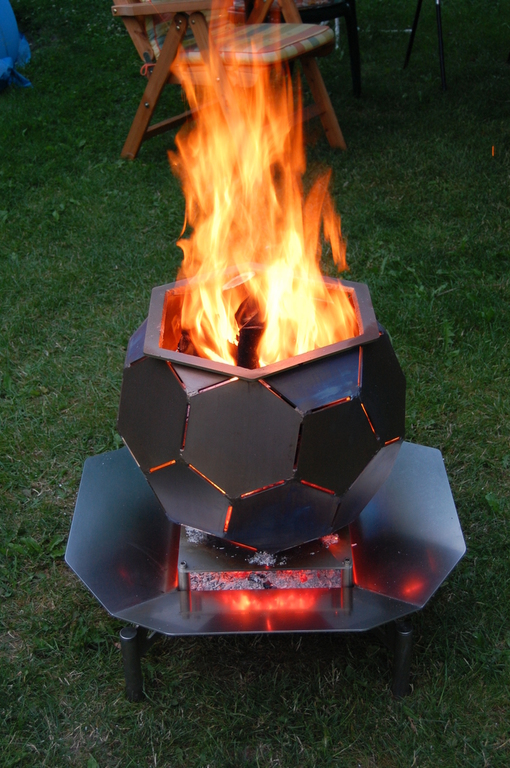 Feuerschale Detailansicht